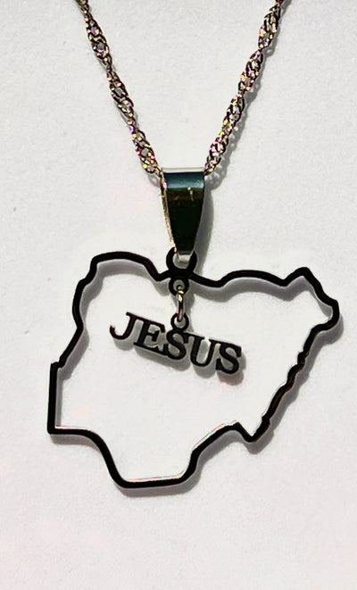 "Nigeria X Jesus" Necklace