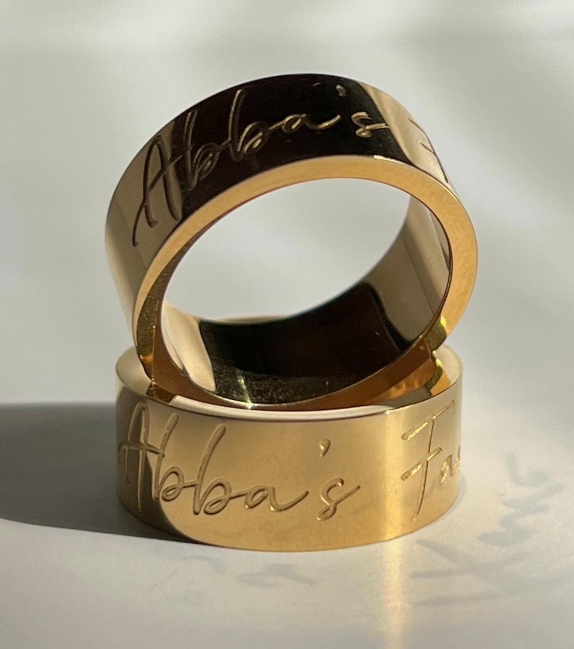 "Abba's Fave" Ring