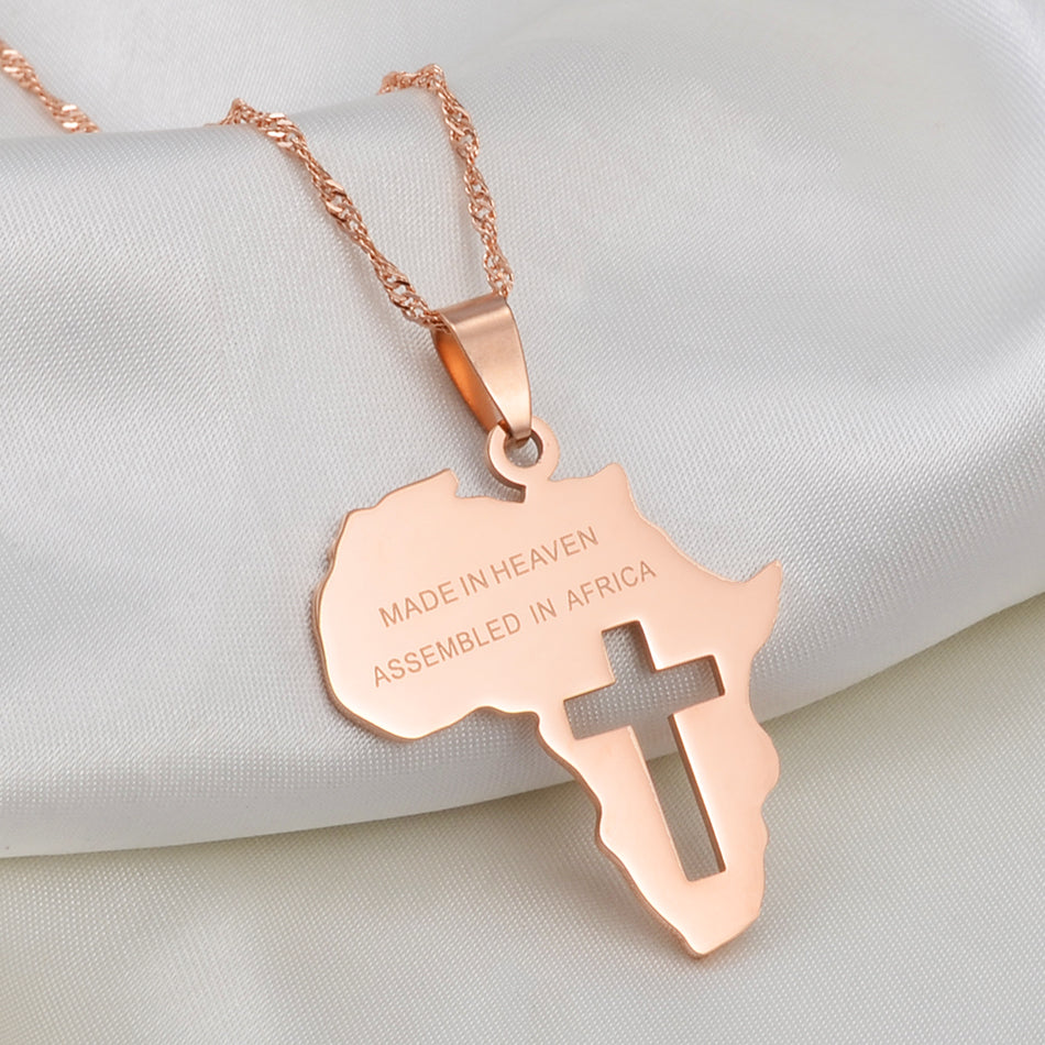 "Made in Heaven|Assembled in Africa" Necklace