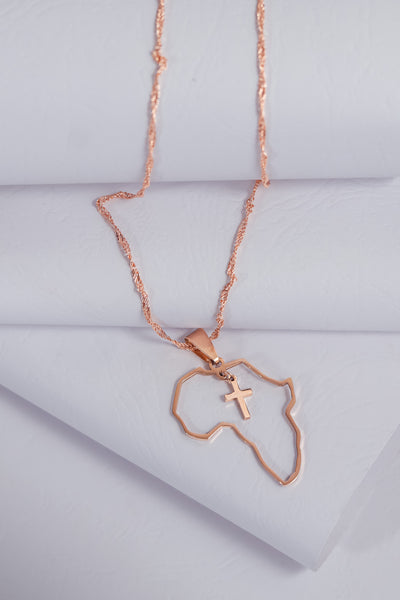 "Africa X Cross" Necklace