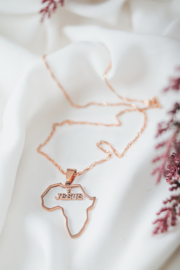 "Africa X Jesus" Necklace